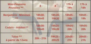 Image de l'actu 'COURS  VACANCES DE PAQUES 2026'
