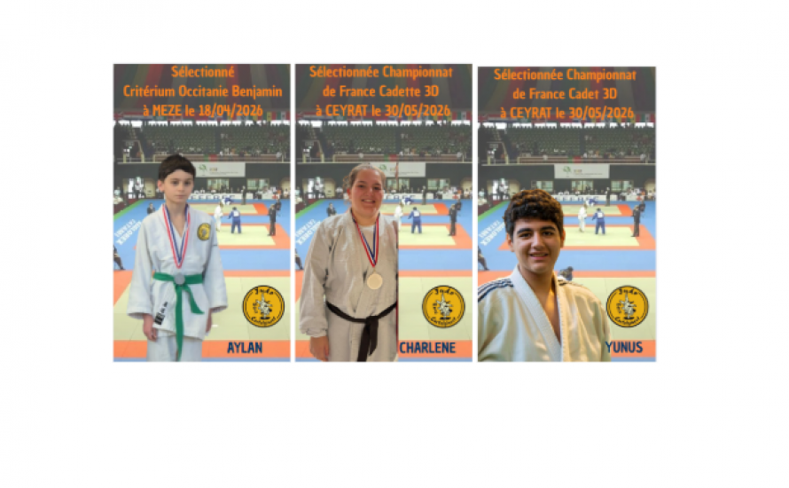 CRITERIUM OCCITANIE BENJAMIN ET SELECTION POUR CHAMPIONNAT DE FRANCE CADETS